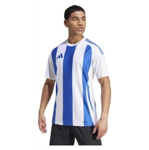 adidas Striped 24 Jersey White-Team Royal Blue