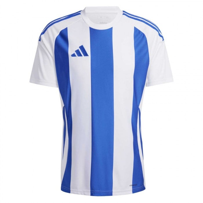 adidas Striped 24 Jersey White-Team Royal Blue