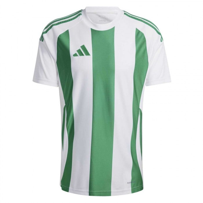 adidas Striped 24 Jersey White-Team Green