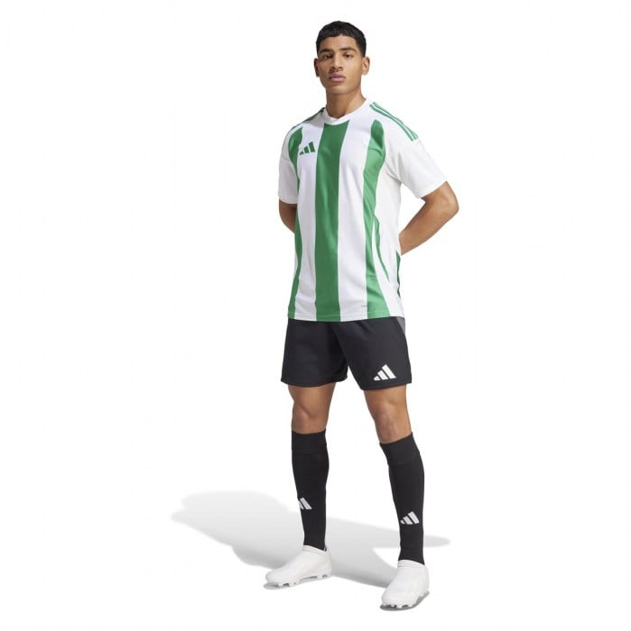 adidas Striped 24 Jersey White-Team Green