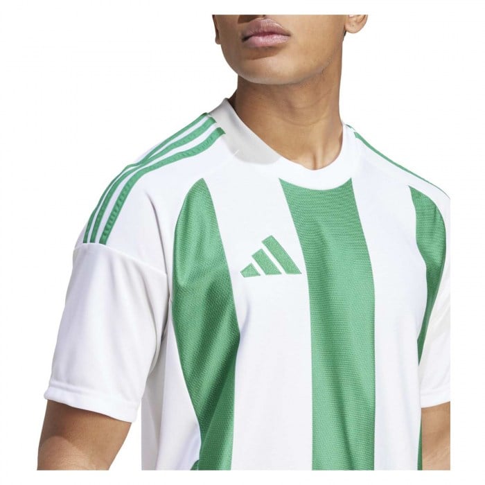 adidas Striped 24 Jersey White-Team Green