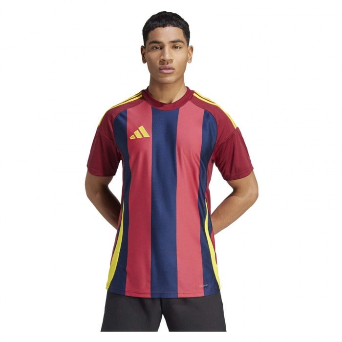 adidas Striped 24 Jersey Team Navy Blue-Team Coll Burgundy