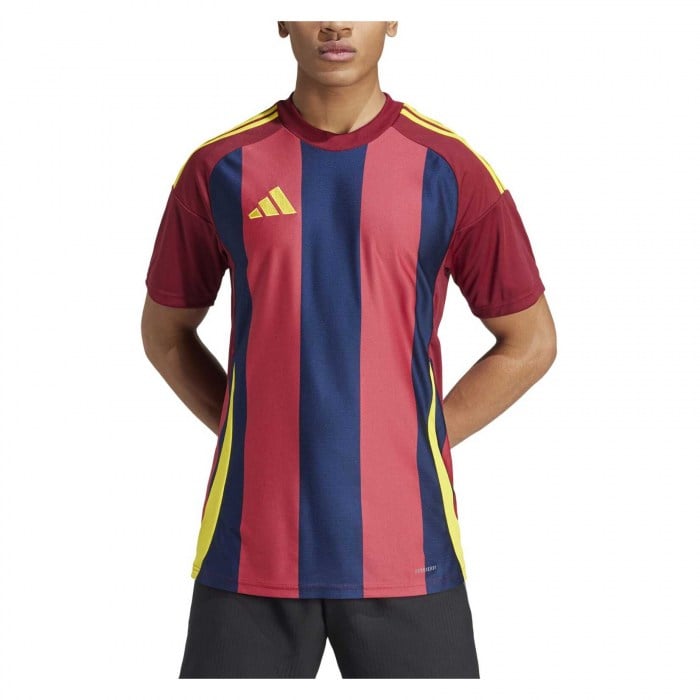 adidas Striped 24 Jersey Team Navy Blue-Team Coll Burgundy