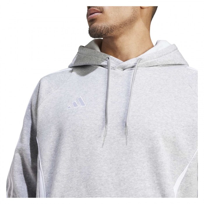 adidas Tiro 24 Sweat Hoodie Team Mid Grey-White