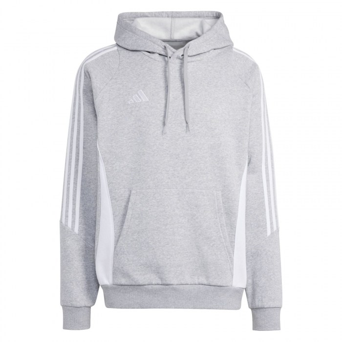 adidas Tiro 24 Sweat Hoodie Team Mid Grey-White