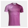 Joma ProTeam Short-Sleeve T-Shirt Super Pink-Lilac Chiffon-Magenta Haze