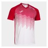 Joma Tiger VI T-Shirt White-Red