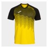 Joma Tiger VI T-Shirt Yellow-Black