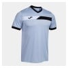 Joma Court Short-Sleeve T-Shirt Leaden Blue-Dark Navy-White
