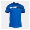 Joma Court Short-Sleeve T-Shirt Royal Blue-Dark Navy-White