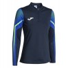 Joma Womens Elite XI Sweatshirt (W) Dark Navy-Green Fluor