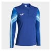 Joma Womens Elite XI Sweatshirt (W) Dark Royal Blue-White