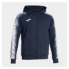 Joma Elite XI Zipped Hoodie Dark Navy-White