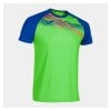 Joma Elite X T-Shirt Green Fluor-Dark Royal