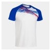 Joma Elite X T-Shirt White-Dark Royal Blue