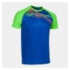 Joma Elite X T-Shirt Dark Royal-Green Fluor