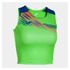 Joma Womens Elite X Top (W) Green Fluor-Dark Royal Blue
