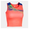 Joma Womens Elite X Top (W) Dark Orange Fluor-Dark Royal Blue
