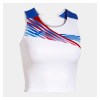 Joma Womens Elite X Top (W) White-Dark Royal Blue