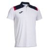 Joma Toledo Short-Sleeve Polo White-Dark Navy