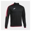 Joma Olimpiada Sweatshirt with Half-Zip Black-Red