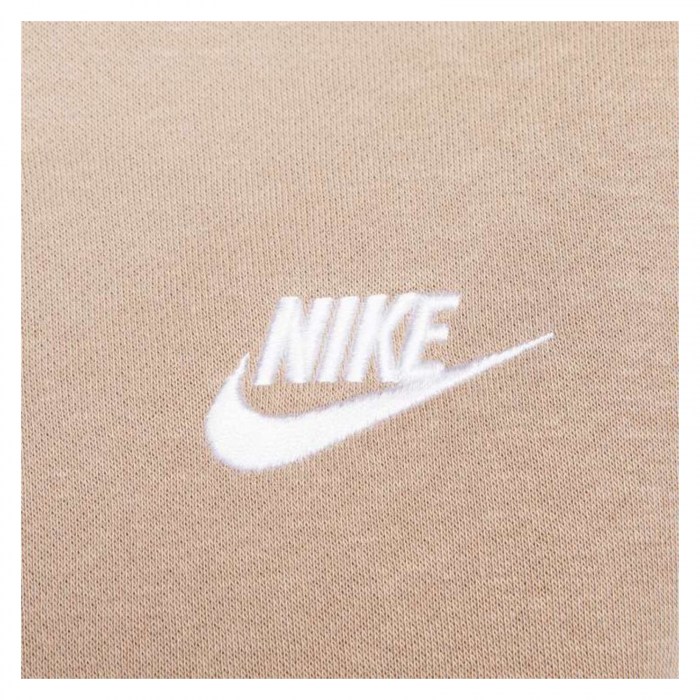 Nike Sportswear Club Fleece Hoodie Khaki-Khaki-White