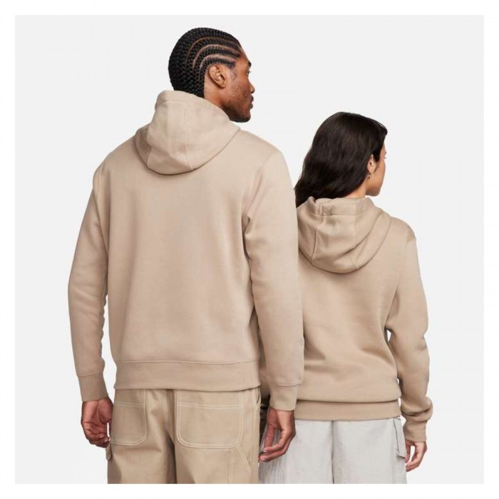 Nike Sportswear Club Fleece Hoodie Khaki-Khaki-White
