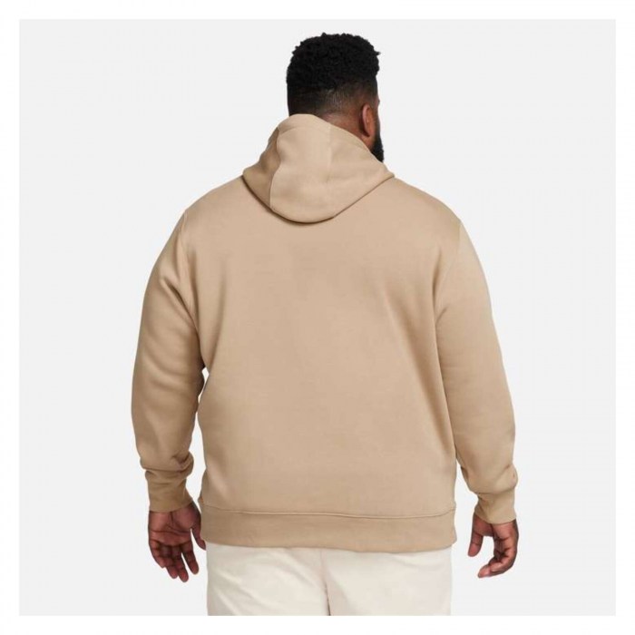 Nike Sportswear Club Fleece Hoodie Khaki-Khaki-White