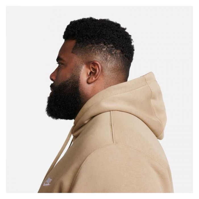 Nike Sportswear Club Fleece Hoodie Khaki-Khaki-White