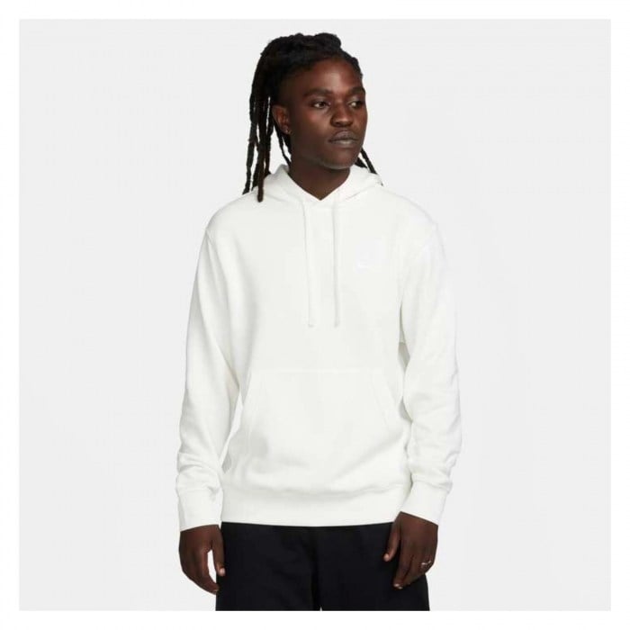 Nike Sportswear Club Fleece Hoodie Sail-Sail-White