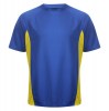 Training T-Shirt Royal Blue-Yellow