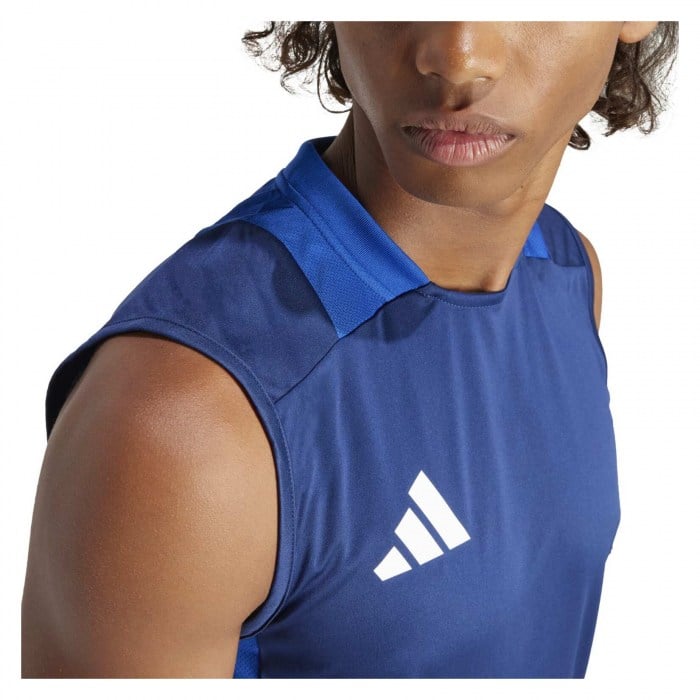 adidas Tiro 24 Competition Training Sleeveless Jersey Team Navy Blue