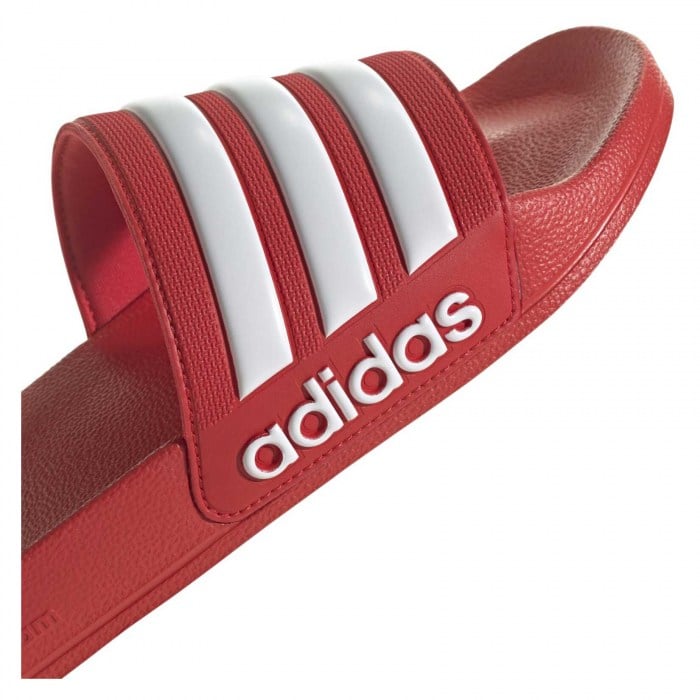adidas Adilette Shower Slides Vivid Red-Cloud White-Vivid Red
