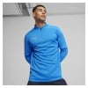 Puma TeamFINAL Training 1/4 Zip Top Ignite Blue-Puma Silver