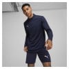 Puma TeamFINAL Training 1/4 Zip Top Puma Navy-Puma Silver