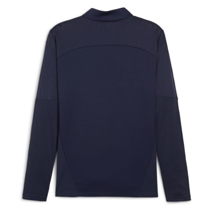 Puma TeamFINAL Training 1/4 Zip Top Puma Navy-Puma Silver
