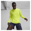 Puma TeamFINAL Training 1/4 Zip Top Electric Lime-Puma Silver
