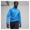 Puma TeamGOAL All-Weather Jacket Electric Blue Lemonade-Puma White