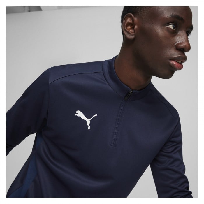 Puma TeamGOAL Training 1/4 Zip Top Puma Navy-Puma White-Persian Blue