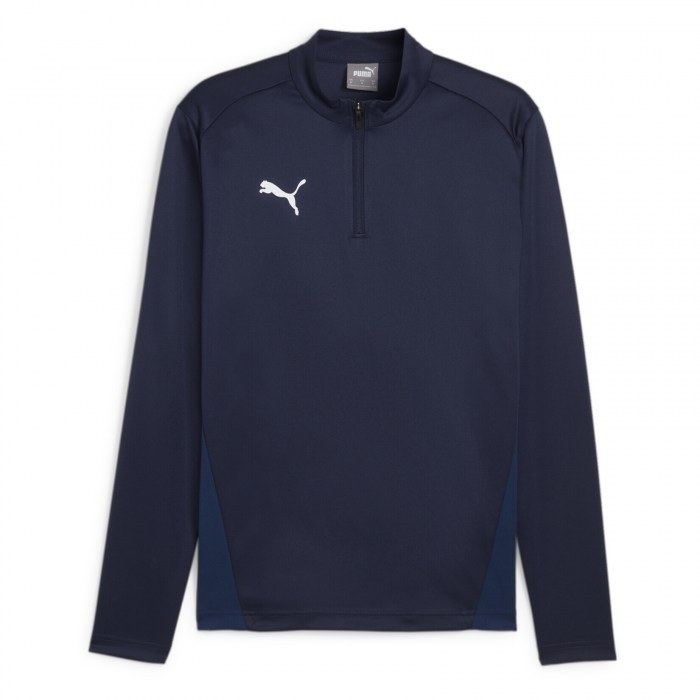 Puma TeamGOAL Training 1/4 Zip Top Puma Navy-Puma White-Persian Blue