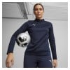 Puma Womens TeamGOAL Training 1/4 Zip Top (W) Puma Navy-Puma White-Persian Blue