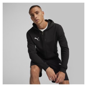 Puma TeamGOAL Casuals Hooded Jacket Puma Black-Puma White