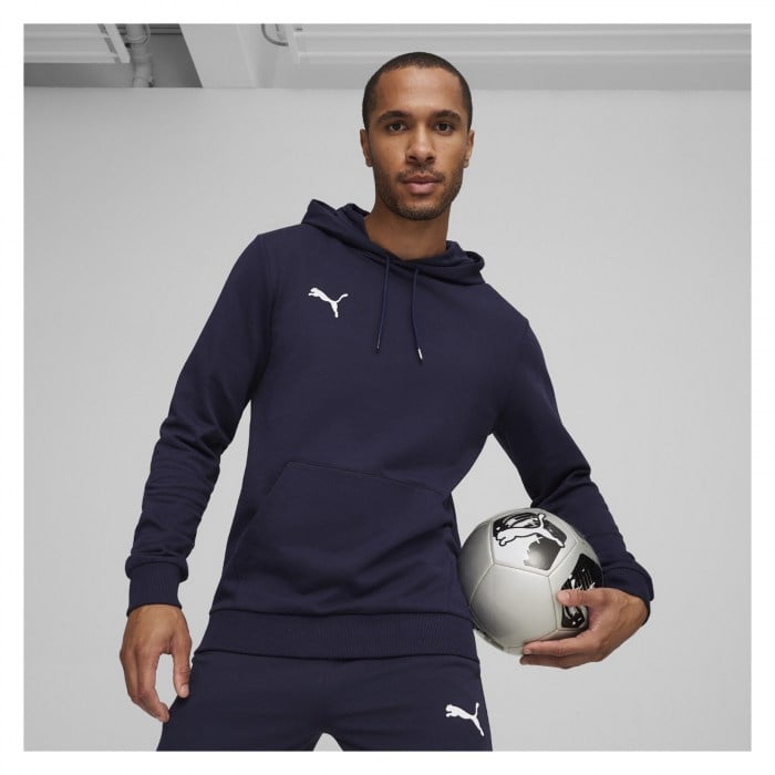Puma TeamGOAL Casuals Hoody Puma Navy-Puma White