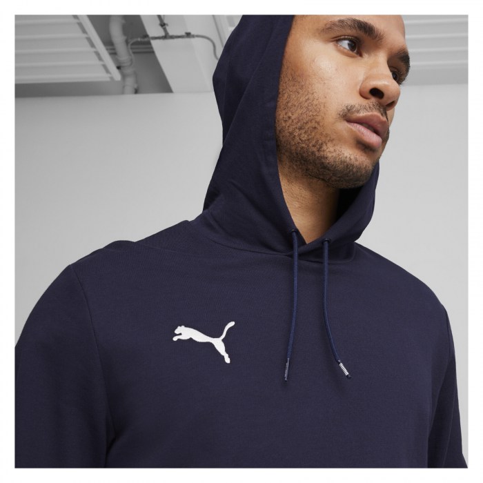 Puma TeamGOAL Casuals Hoody Puma Navy-Puma White
