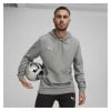 Puma TeamGOAL Casuals Hoody Medium Grey Heather-Puma White