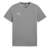 Puma TeamGOALS Casuals Tee Medium Grey Heather-Puma White