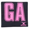 Gilbert Netball Bib Patches Black-Pink