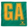 Gilbert Netball Bib Patches Green-Gold