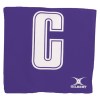 Gilbert Netball Bib Patches Purple-White