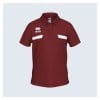Errea Melvin Polo Shirt Marron-White